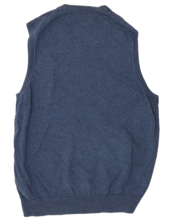 Marks & Spencer Herrevest Tank Top Medium Navyblå Bomuld