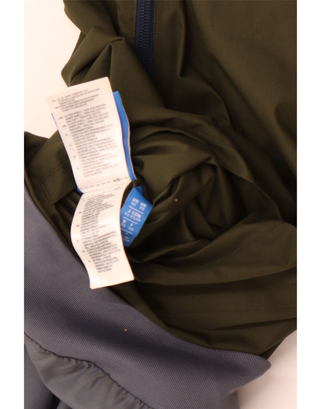ADIDAS Vendbar træningsdragt med hætte til mænd, topjakke XS Khaki Polyester