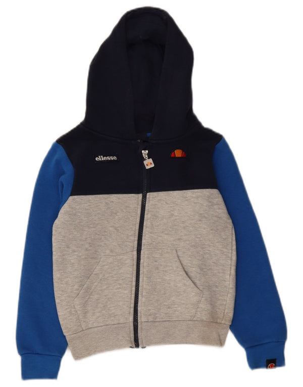 Ellesse Boys Hættetrøje med lynlås 6-7 år Flerfarvet Colourblock Bomuld