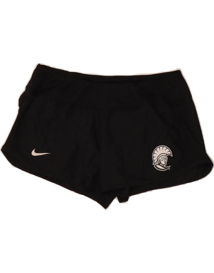 NIKE Womens Sport Shorts UK 14 Large Black Polyester Vintage Nike and Second-Hand Nike from Messina Hembry 