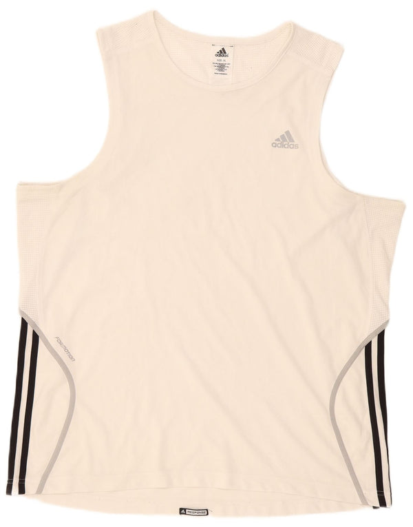 Adidas Herrevest Top XL Hvid Polyester