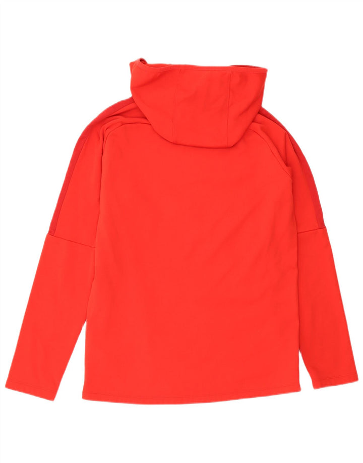 Nike Herre Dri Fit Hoodie Jumper Medium Rød Polyester