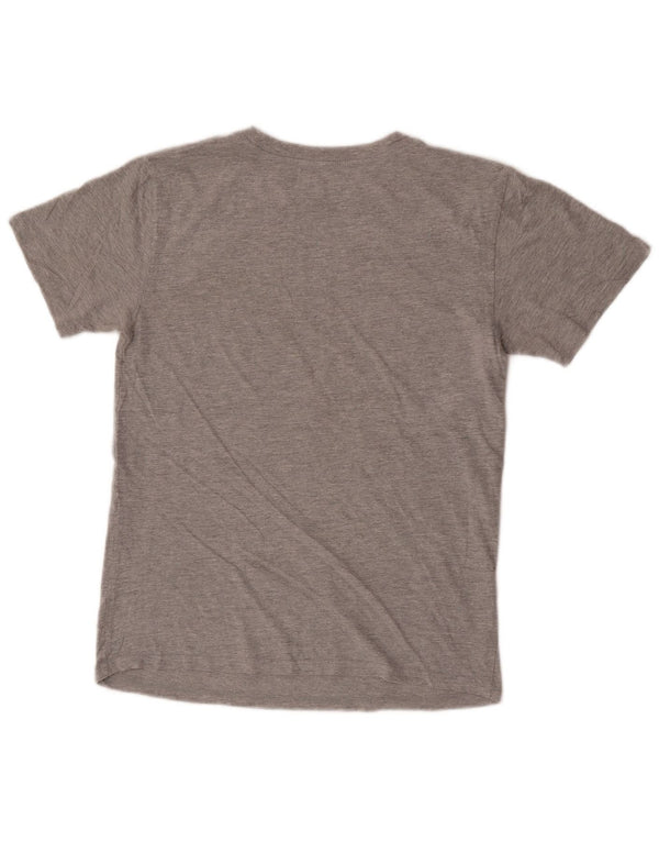 Tommy Hilfiger piger grafisk t-shirt top 15-16 år stor grå flækket