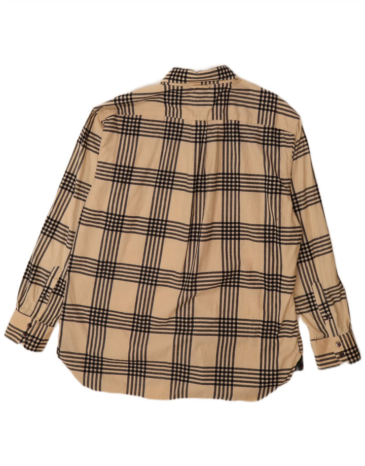 TOMMY HILFIGER Herreskjorte Stor Beige Plaid Bomuld