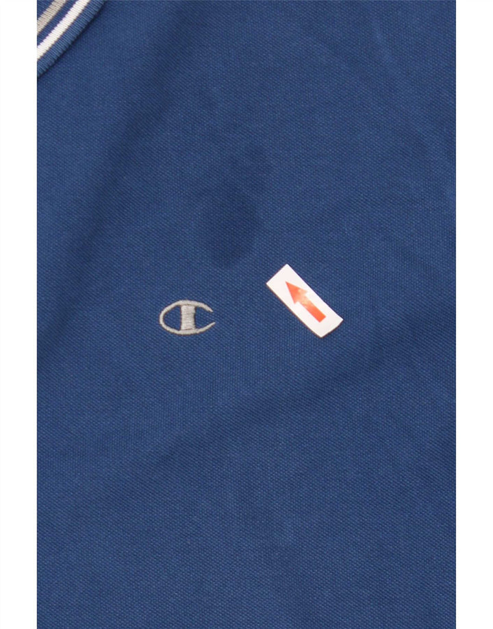 Champion Herre Polo Shirt XL Blå