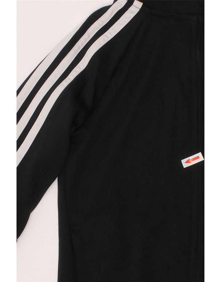 Adidas Boys Aeroready Tracksuit Topjakke 7-8 År Sort Polyester