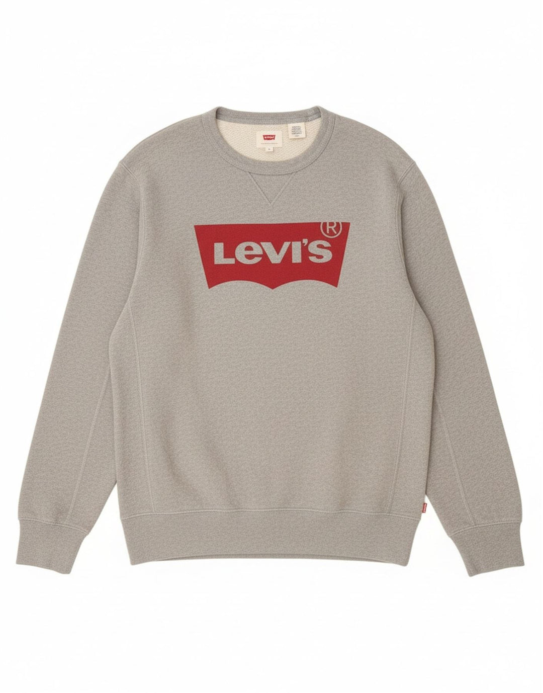 Levi's Grafisk sweatshirt til mænd, lille grå bomuld