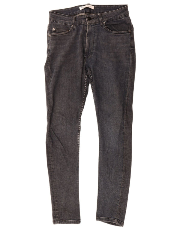 Zara Herre Slim Jeans EU 40 Medium W31 L31 Marineblå Bomuld