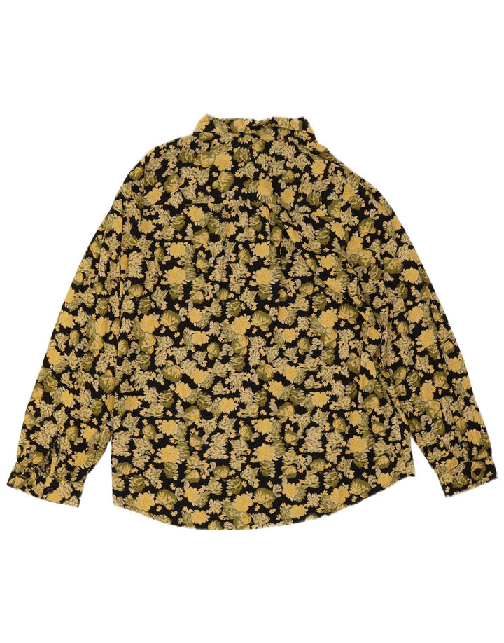 Ichi oversize skjorte til kvinder EU 34 XS Flerfarvet blomsterviscose