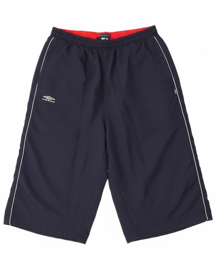 Umbro Herre Bermuda Sport Shorts XL Navy Blue Polyester