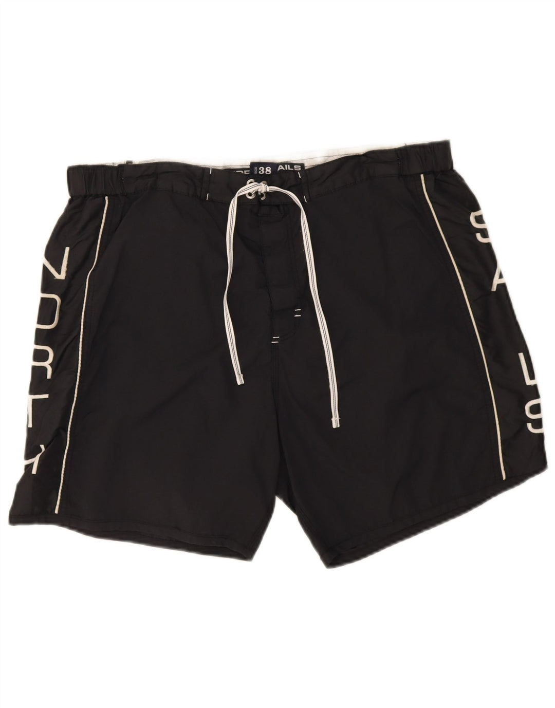 North Sails Herre Grafiske Badeshorts XL Sort Polyamid