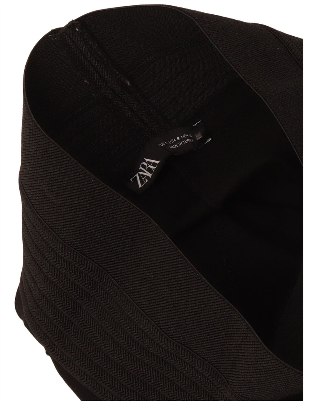Zara Womens Crop Leggings UK 8 Small Black
