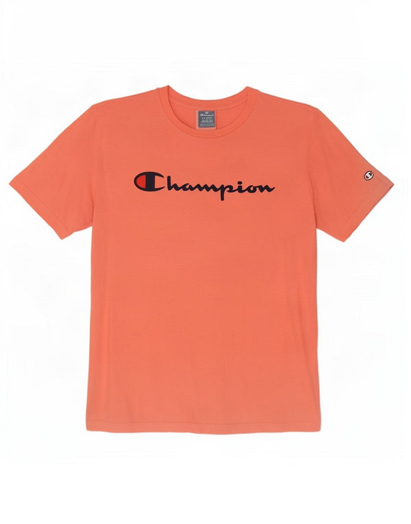 Champion Mens Graphic T-Shirt Top XL Pink