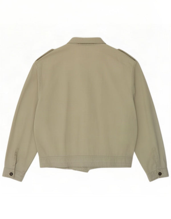 Benetton Herre Military Bomber Jacket IT 48 Medium Green