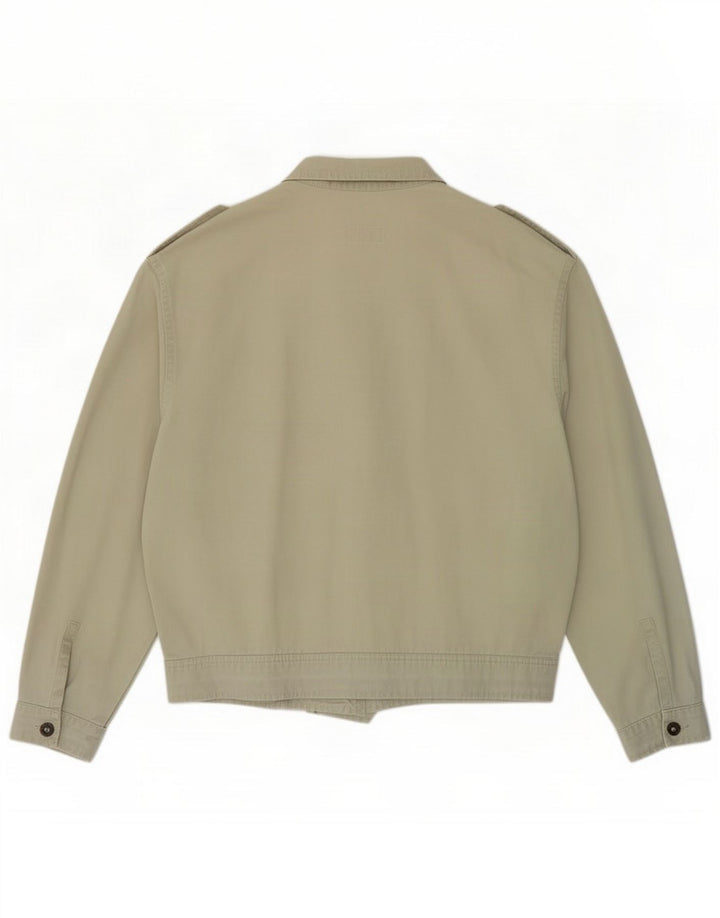 Benetton Herre Military Bomber Jacket IT 48 Medium Green