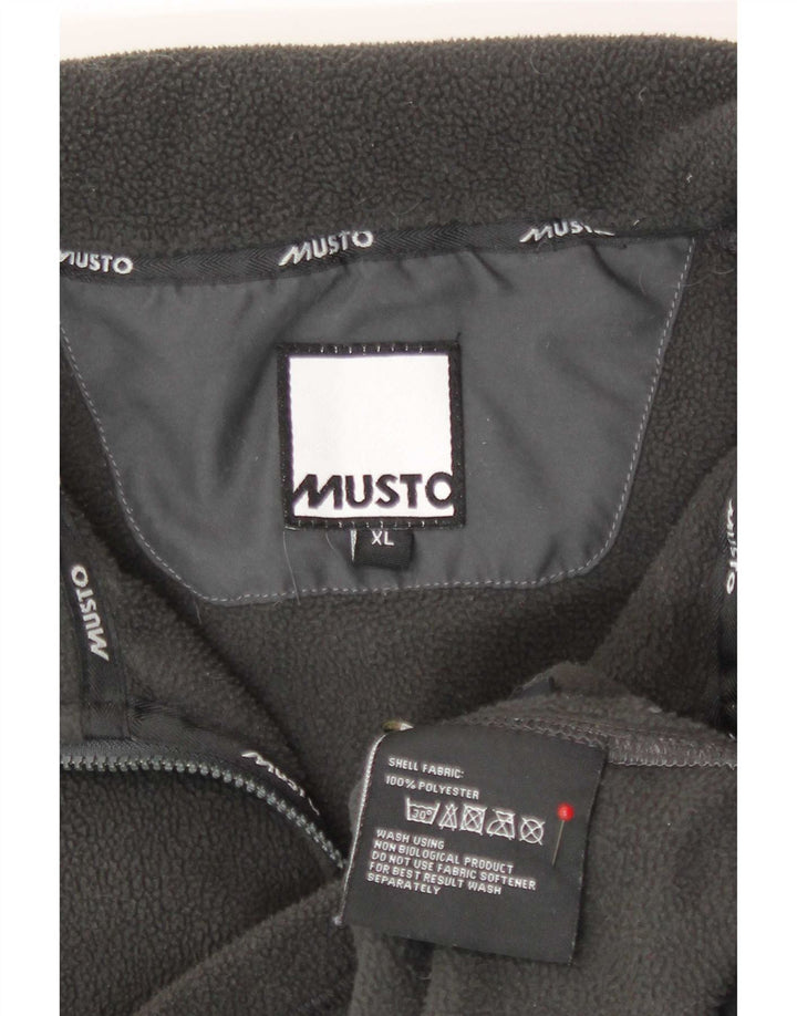 Musto Herre Liner Fleecejakke UK 42 XL Grå Polyester