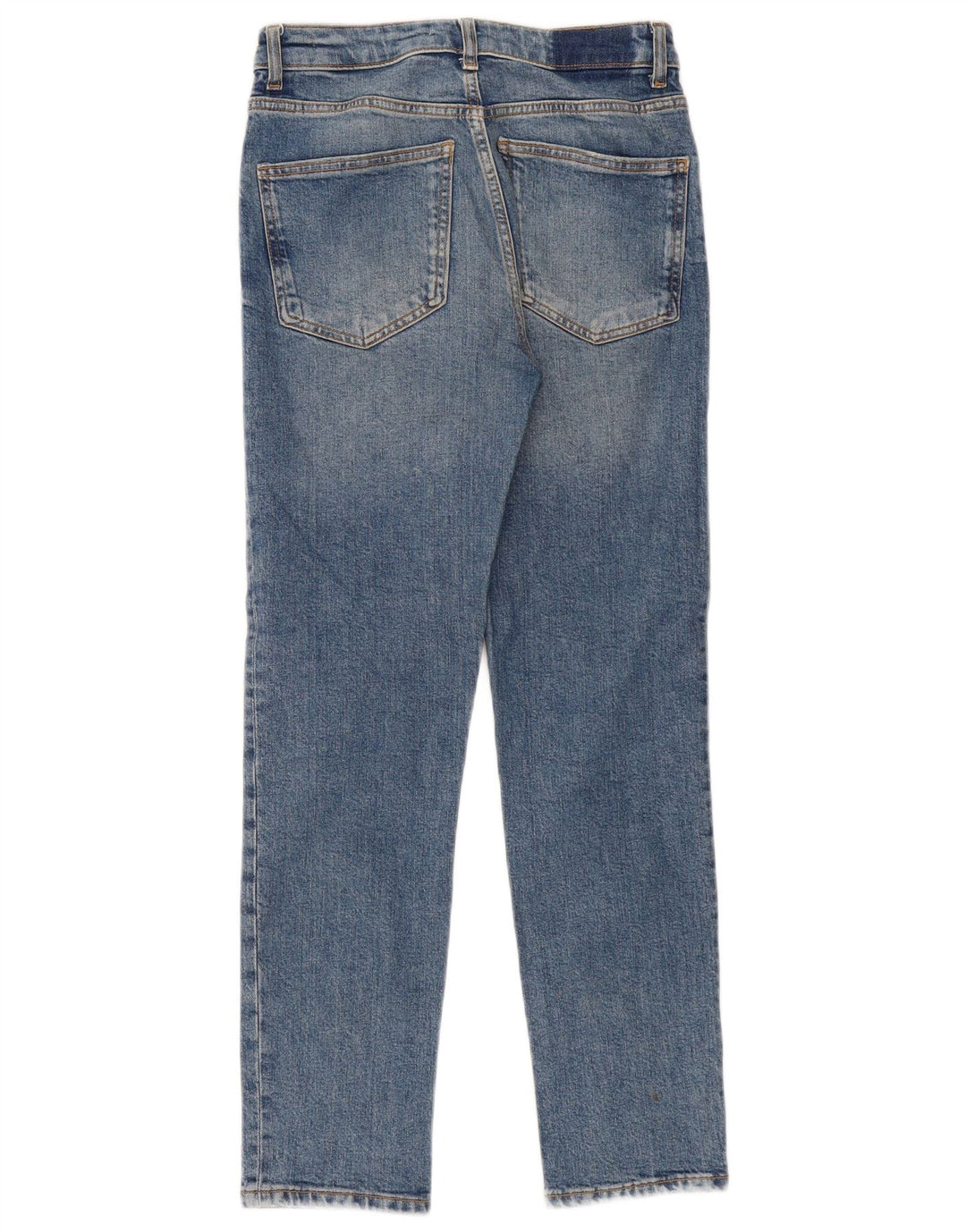 Zara Dame Distressed Slim Jeans EU 34 2XS W24 L28 Blå