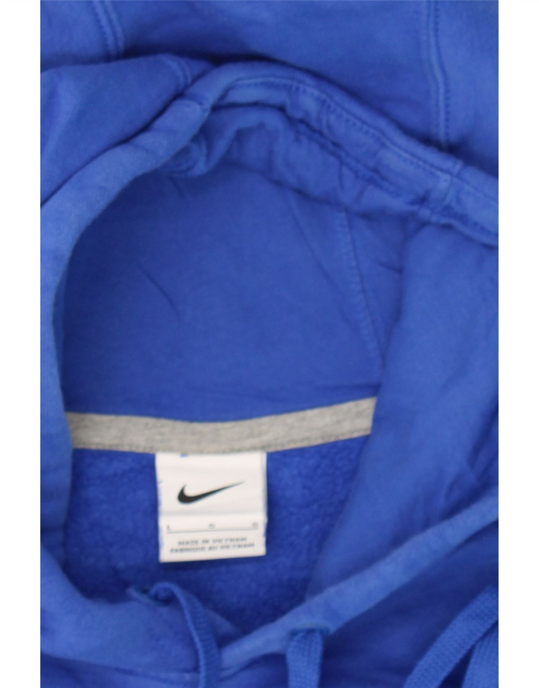 NIKE Mens Graphic Hoodie Jumper Large Blue Cotton Vintage Nike and Second-Hand Nike from Messina Hembry 