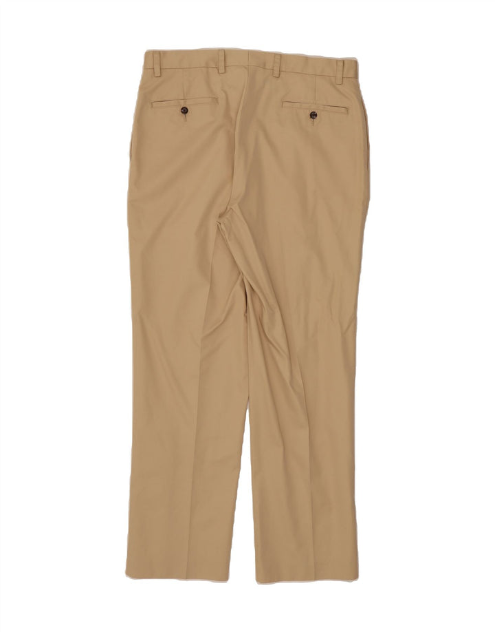 ORVIS Mens Straight Suit Trousers W35 L31 Beige Cotton Vintage Orvis and Second-Hand Orvis from Messina Hembry 