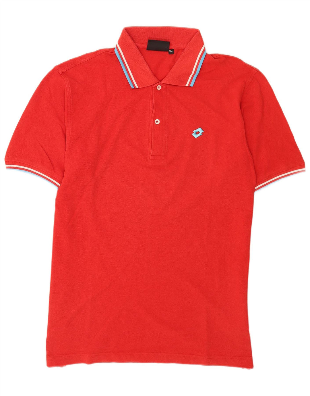 Lotto Herre Polo Shirt XL Rød Bomuld