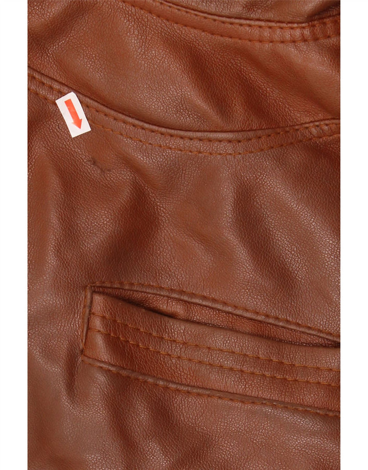 Vintage herre læderjakke UK 38 Medium Brown
