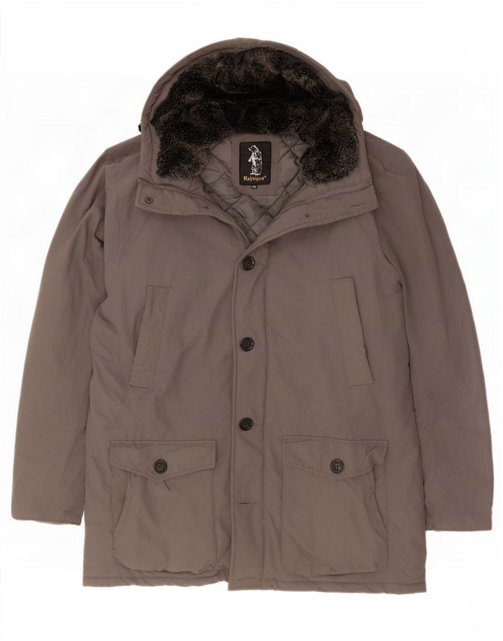 Refrigiwear Herre Hooded Parka Jacket UK 46 3XL Grå