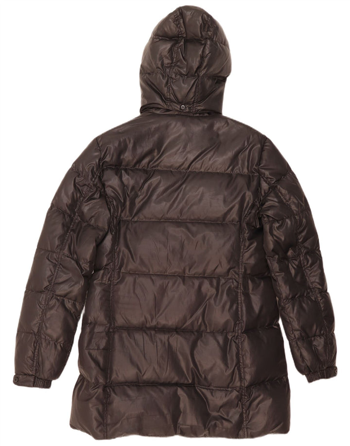 Champion Dame Hætte Polstret Frakke UK 18 XL Sort Polyester