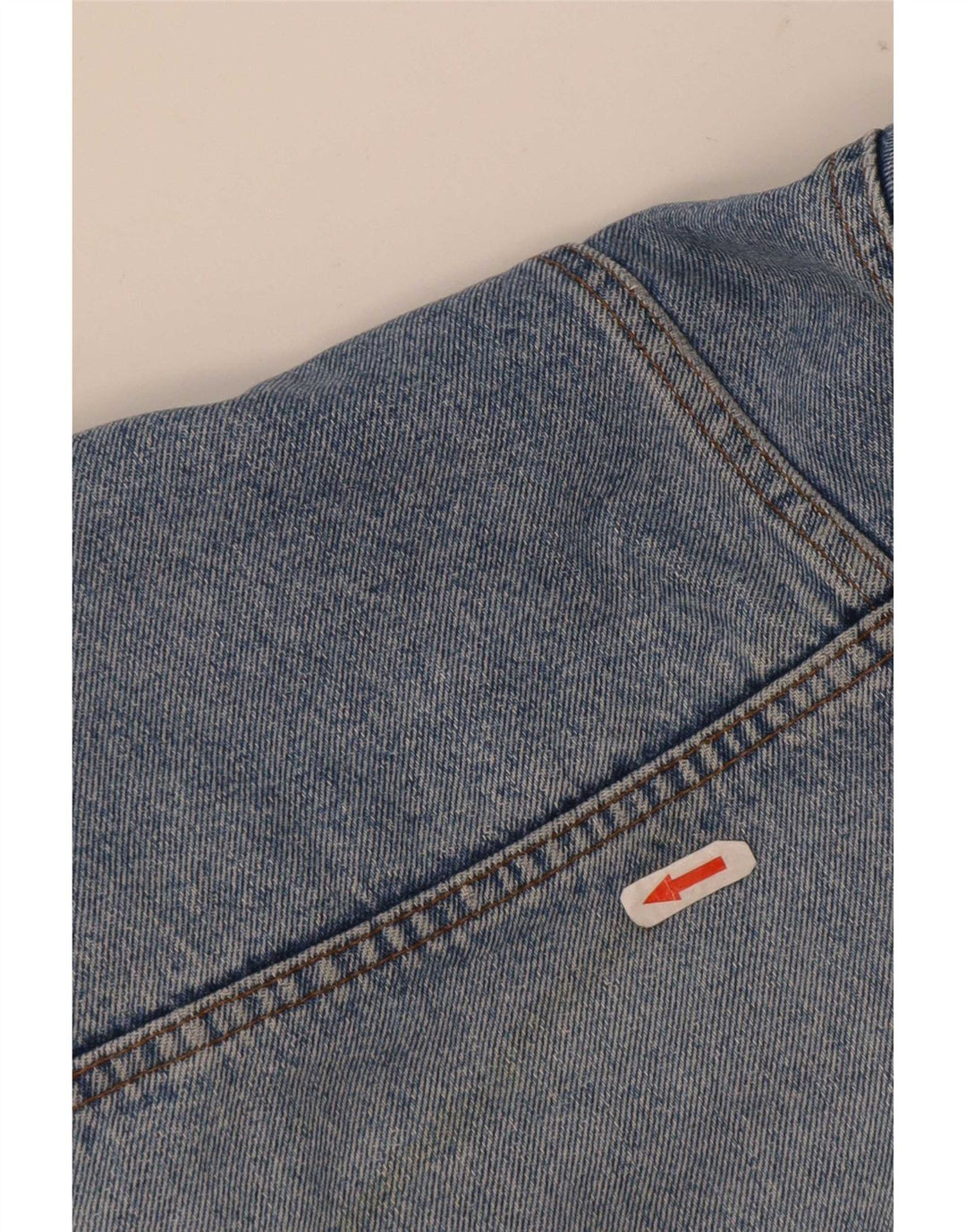 Benetton Herre denimjakke IT 46 Lille Blå Bomuld