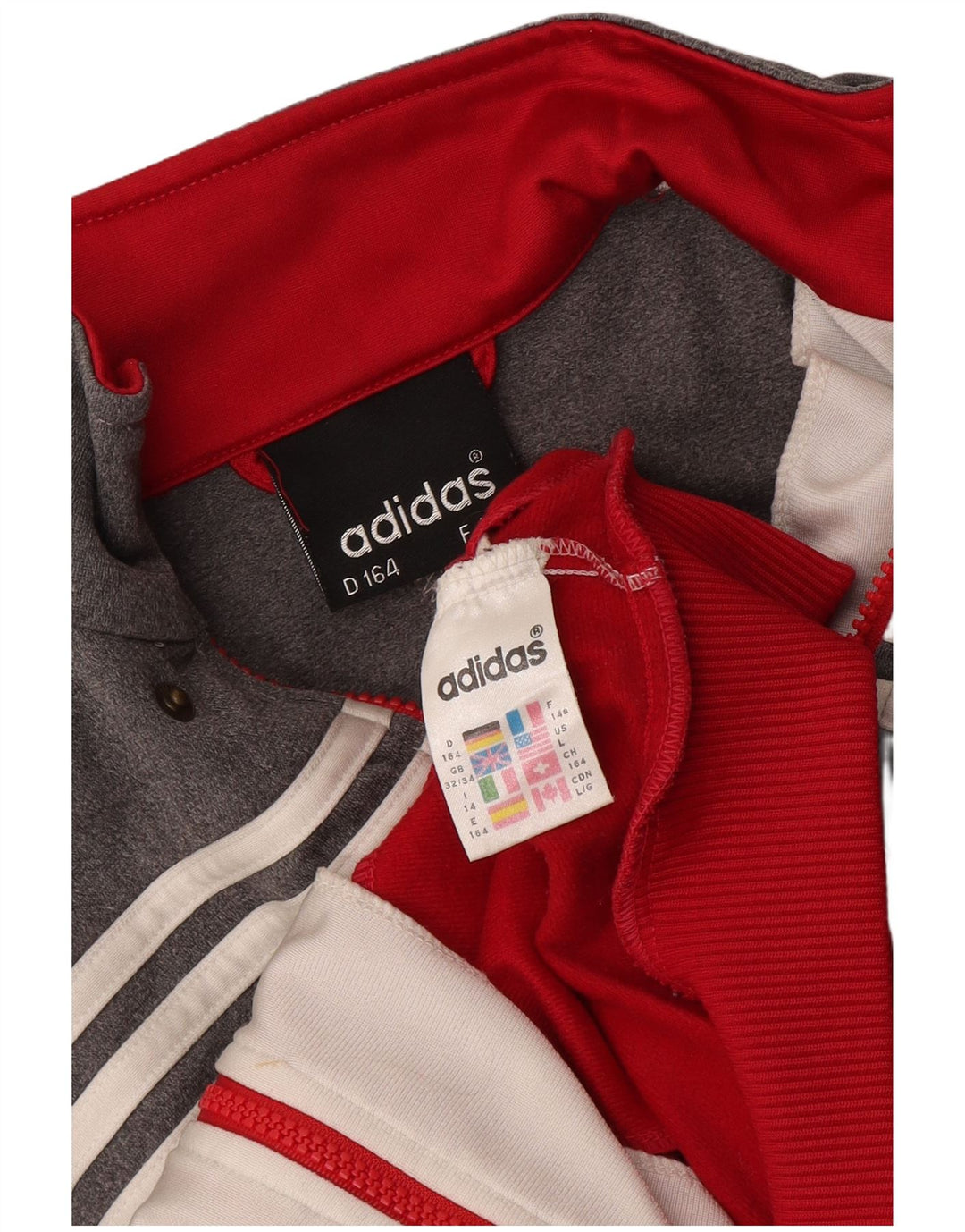 Adidas Træningsdragt Topjakke til drenge 13-14 år Grå Colourblock Polyester