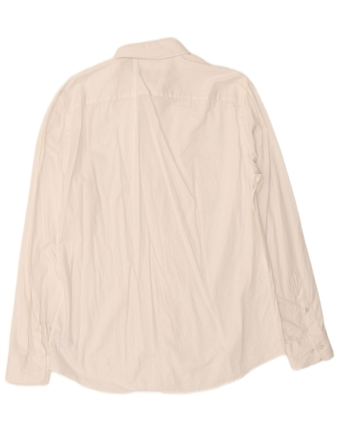 Trussardi Herre Regular Fit skjorte str. 43 Large White Cotton