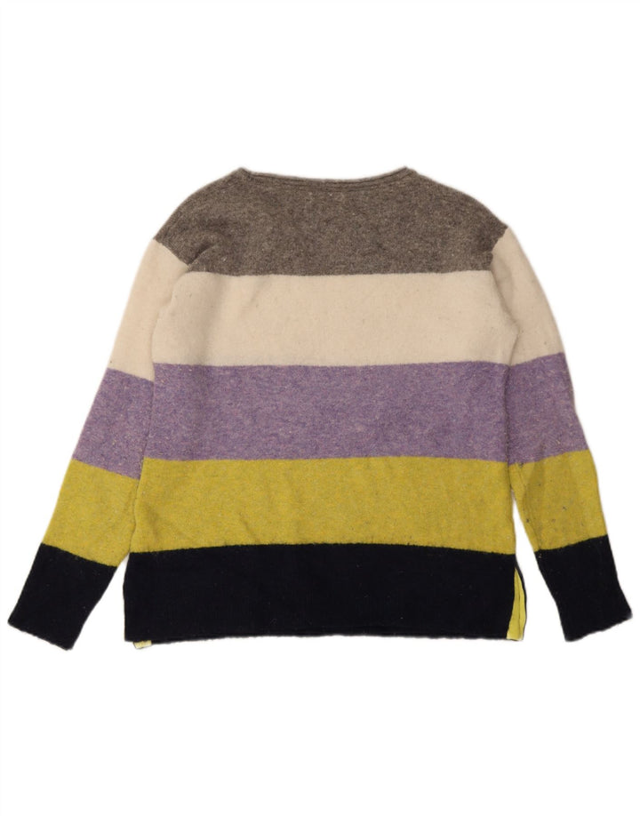 White Stuff Womens Boat Neck Jumper Sweater UK 12 Medium Multicolored