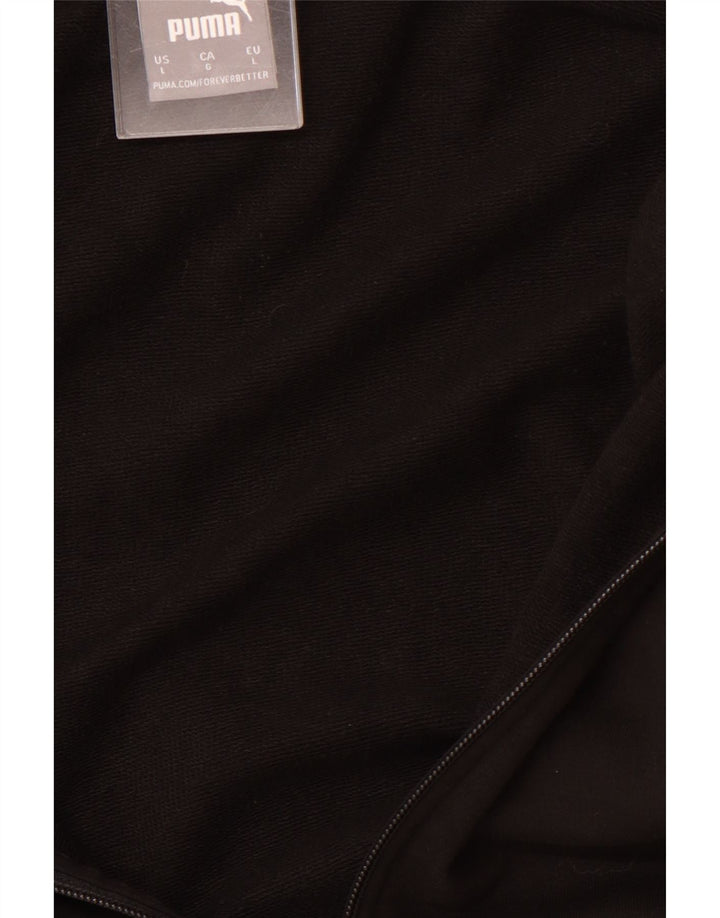 PUMA Grafisk træningsdragt til mænd, topjakke, stor sort