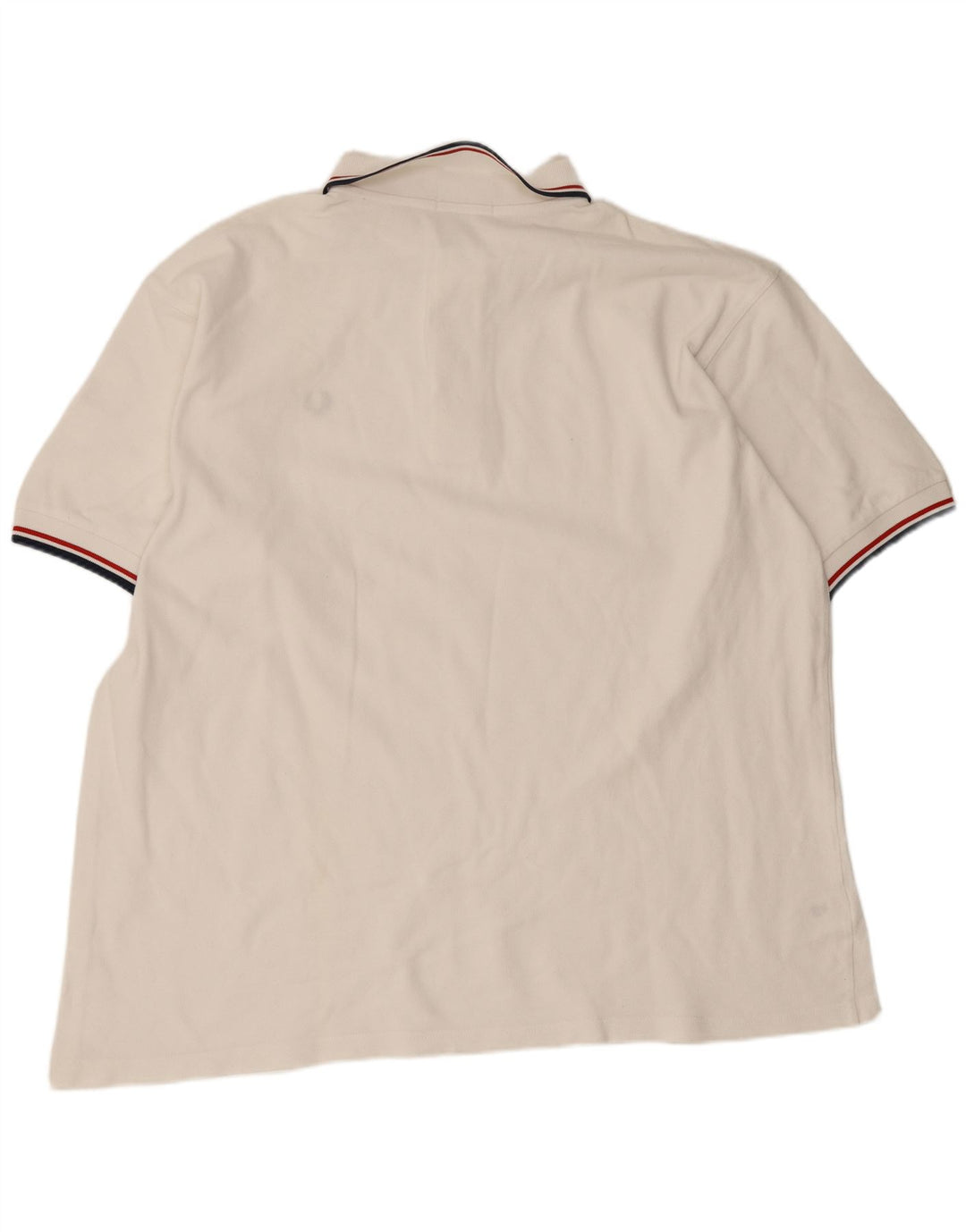 Fred Perry Herre poloshirt XL hvid bomuld