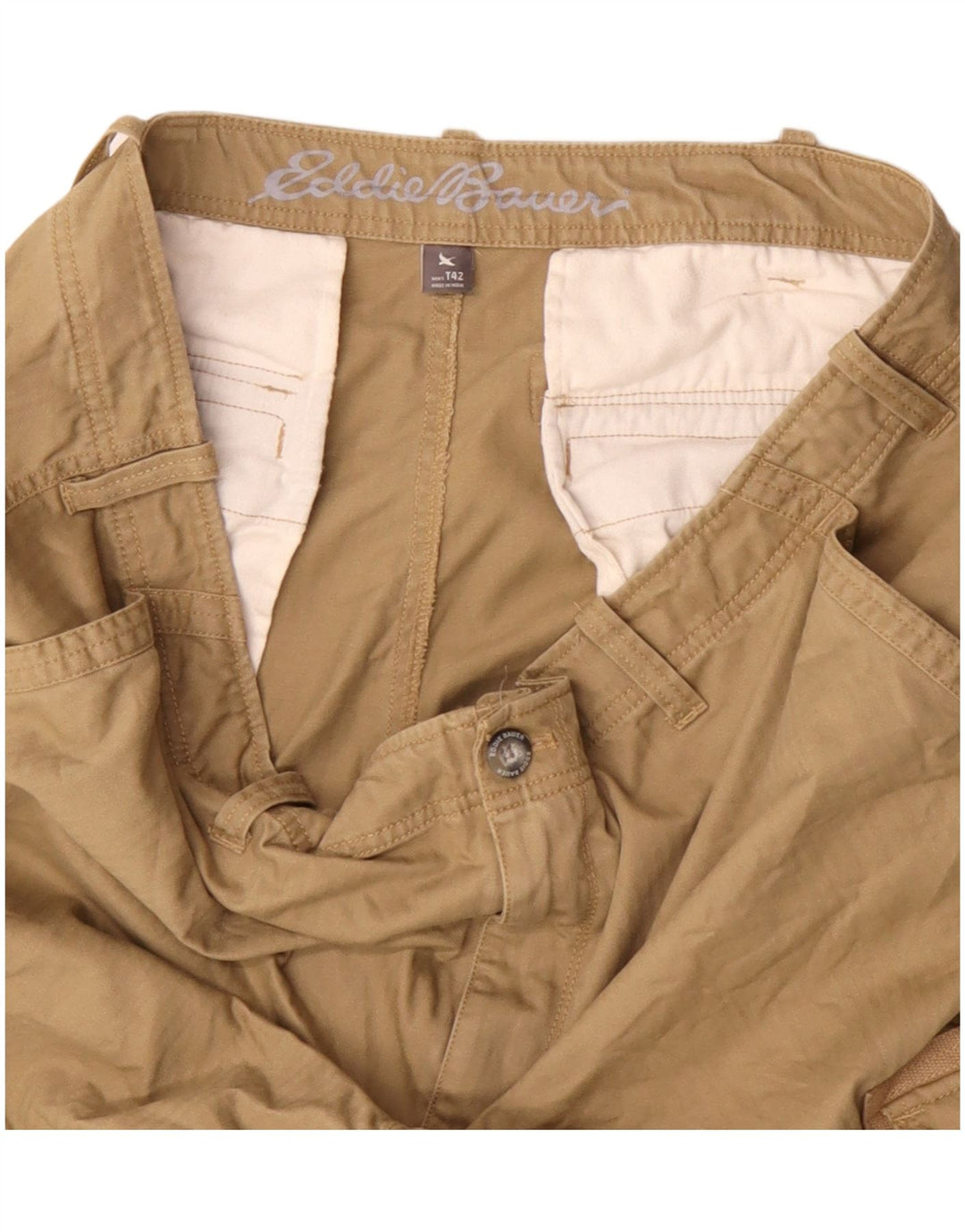Eddie Bauer Herre Cargo Shorts W42 2XL Beige
