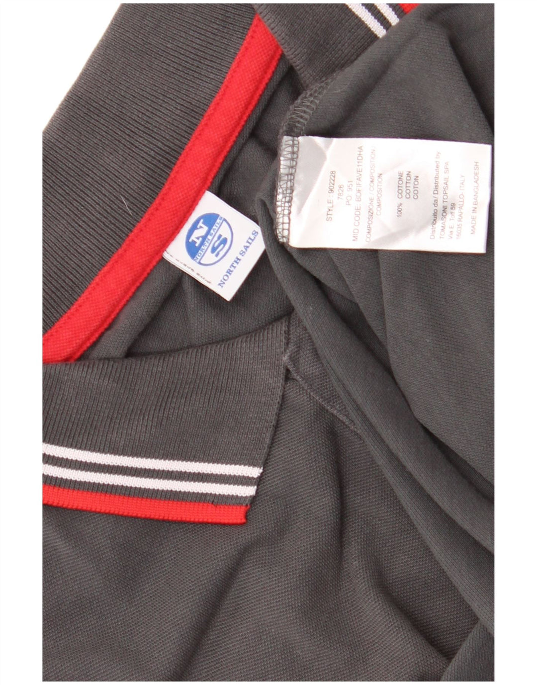North Sails Herre Polo Shirt Stor Grå Bomuld