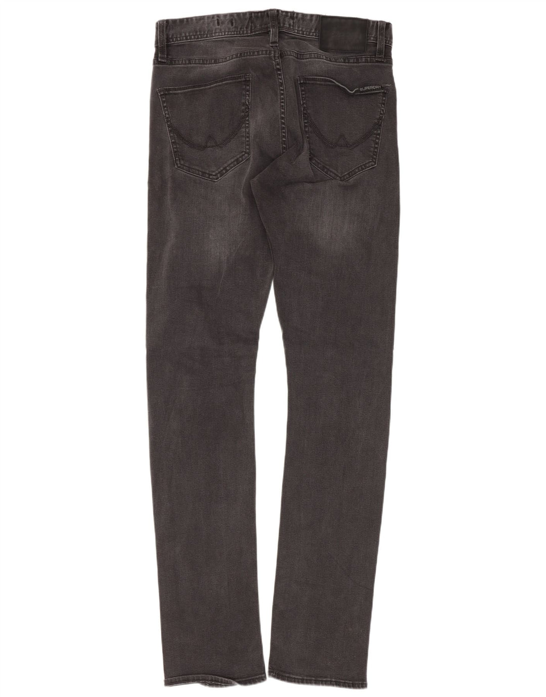 Superdry Slim Jeans til mænd W29 L32 Grå bomuld