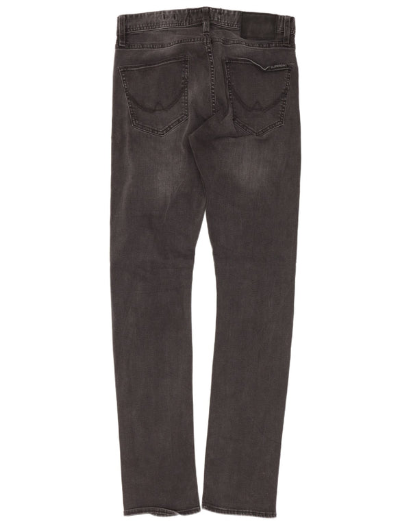 Superdry Slim Jeans til mænd W29 L32 Grå bomuld