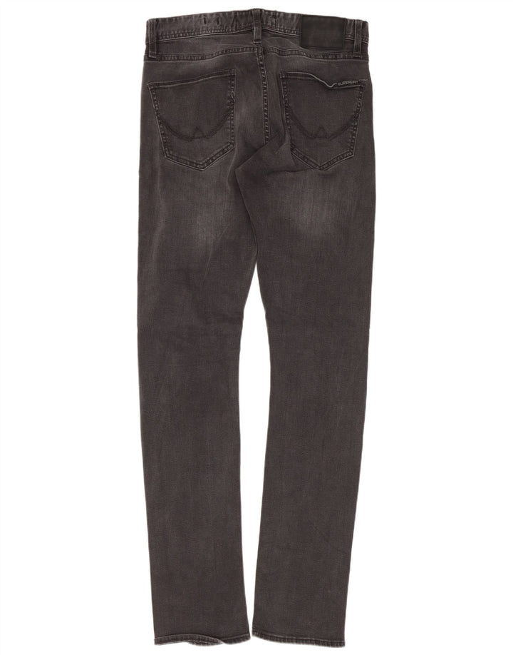 Superdry Slim Jeans til mænd W29 L32 Grå bomuld