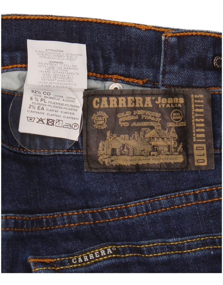 Carrera Herre 710 Regular Slim Jeans IT 46 Small W31 L33 Marineblå Bomuld