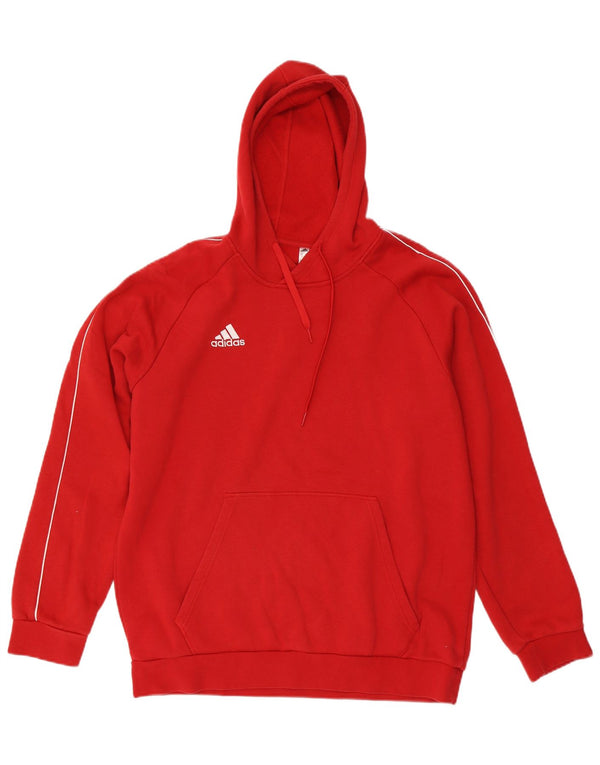 Adidas Herre hættetrøje Jumper XL Rød Bomuld Sports