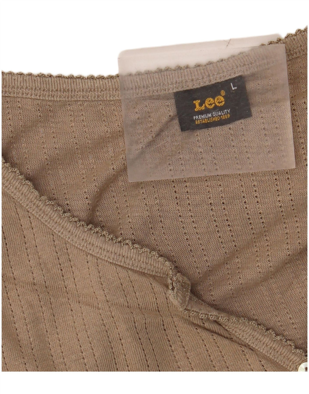 Lee Dametop Langærmet UK 14 Stor Beige