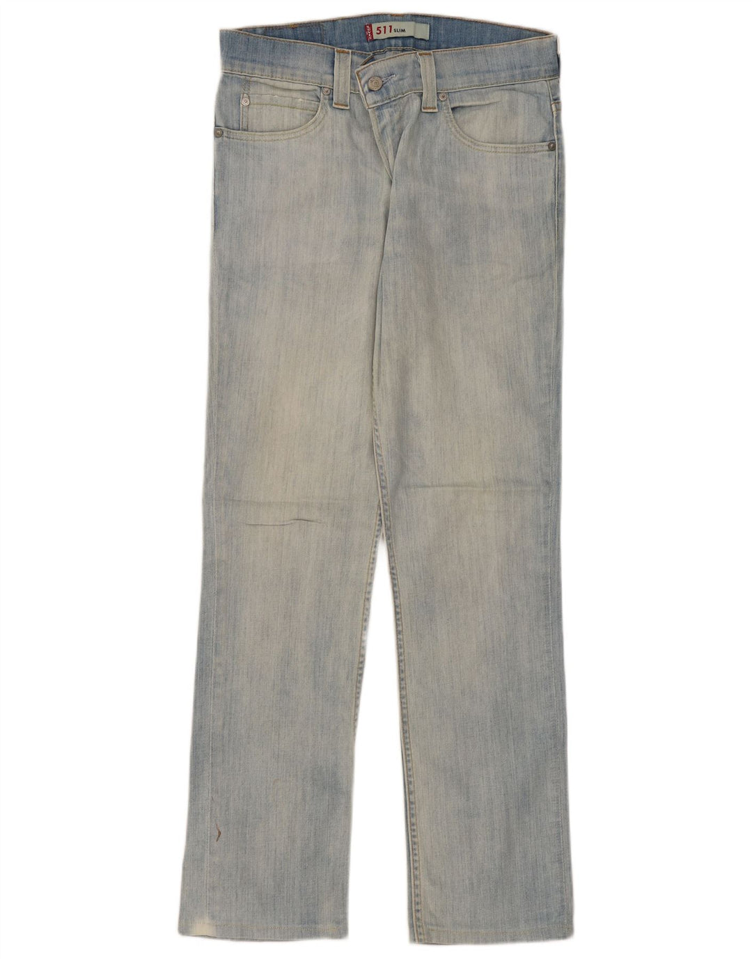 LEVI'S Herre 511 Slim Jeans W33 L32 Blå Bomuld