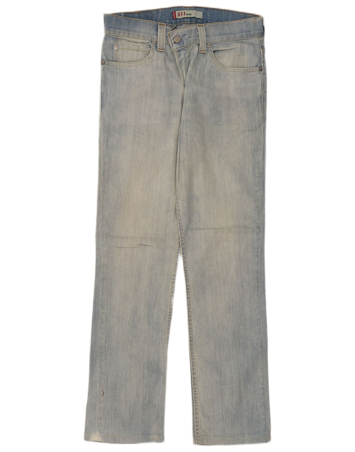 LEVI'S Herre 511 Slim Jeans W33 L32 Blå Bomuld