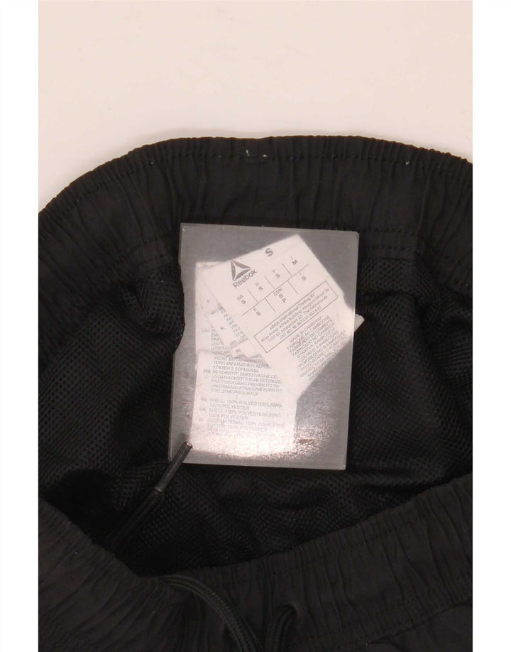 Reebok Herre grafiske sportsshorts Små sorte polyester