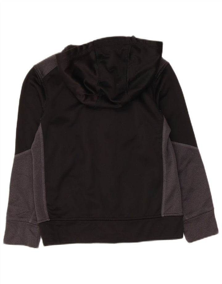 Russell Athletic Boys Hættetrøje med lynlås 7-8 år Medium Sort Colourblock