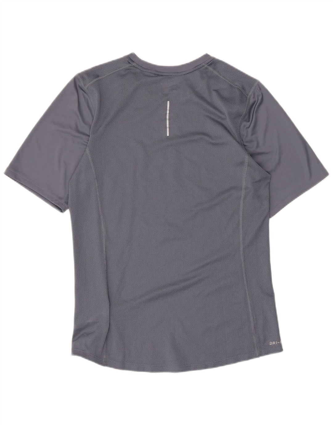 Nike Herre Dri Fit grafisk T-shirt top lille grå polyester