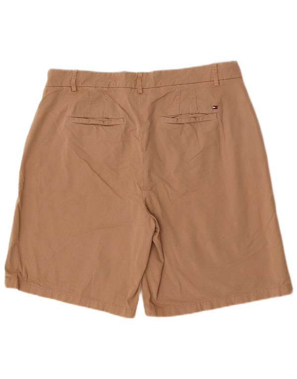 Tommy Hilfiger Dame Chino Shorts UK 16 Large W34 Brun Bomuld