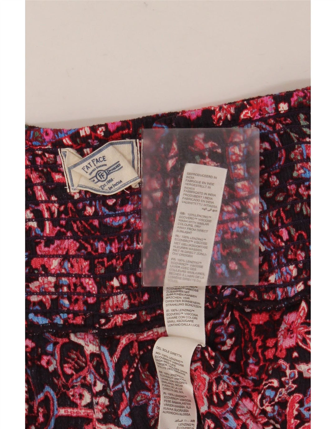 Fat Face Dameshorts med høj talje W34 Large Multicolor Paisley