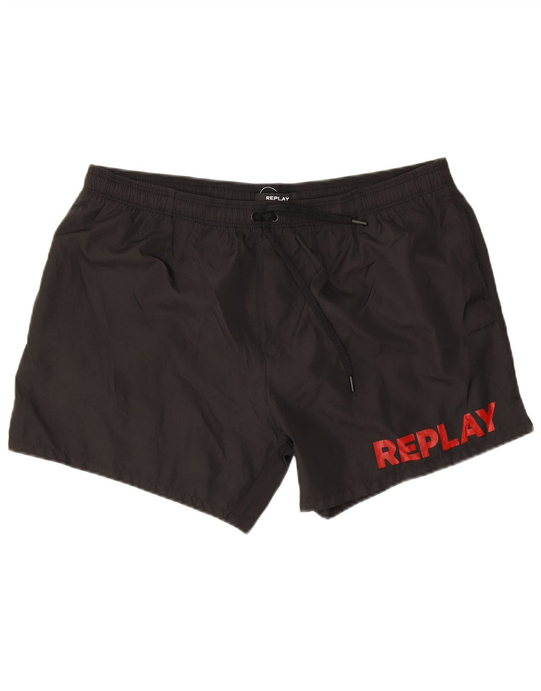 Replay Herre grafiske svømmeshorts Large Black