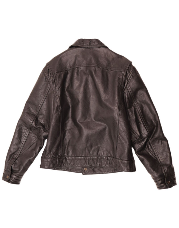 Vintage herre læderjakke UK 40 Large Black